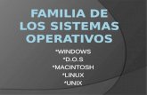 Familia de los sistemas operativos