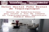 Precios Hotel Hostal Barato Peña Bernal Pueblo Mágico Tequisquiapan Querétaro