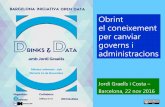 Drinks & Data amb Jordi Graells (22 Nov 2016)