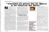 Entrevista a Mons. Javier Echevarría: «Siento el peso de la Obra y la fuerza de Dios»