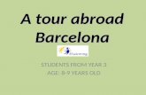 A tour abroad barcelona etwinning le