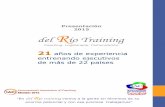 Presentación del Río training 2015