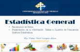 Estadística General 02 - Presentación de la información