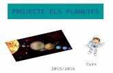 Projecte els planetes 1r A 2015-16