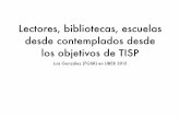 Luis Gonzalez, FGSR @ Liber 2015, TISP workshop