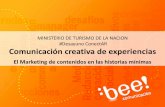 Marketing de contenidos en las historias mínimas - Bee! Comunicación