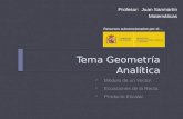 Tema Geometria Analítica