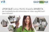 ¿Por qué Leroy Merlin España utiliza easyRECrue?