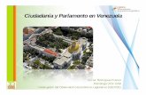 Ciudadanía y parlamento en la venezuela contemporánea