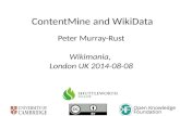 ContentMine and WikiData