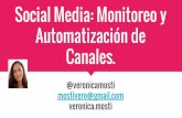 Social Media Monitoreo y Automatización