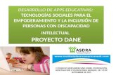 Aplicaciones móviles para personas con discapacidad intelectual - Proyecto DANE
