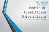 Modelo de acreditación universitaria
