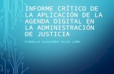 APLICACIÓN DE LA AGENDA DIGITAL EN LA ADMINISTRACIÓN DE JUSTICIA