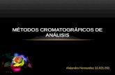 Métodos cromatográficos de análisis