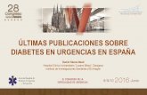 ÚLTIMAS PUBLICACIONES SOBRE DIABETES EN URGENCIAS EN ESPAÑA