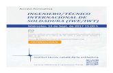 Ingeniero Internacional de Soldadura (IWE) (09/17)