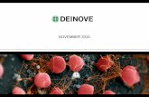 Deinove Investors presentation - nov. 2015