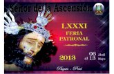 Programa Oficial de la LXXXI Feria Patronal en honor al Señor de La Ascensión