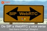 De SIP a WebRTC y vice versa