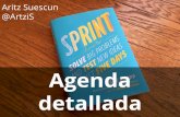 Sprint book - Agenda detallada día a día