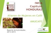 Informe ALianza de Mujeres en Café IWCA  Honduras