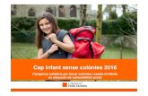 Dossier de premsa cap infant sense colònies 2016