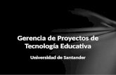 Gerencia de Proyectos de Tecnología Educativa - actividad 1.2