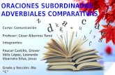 Oraciones subordinadas adverbiales comparativas