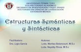 Estructuras Semánticas y Sintácticas