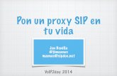 Proxy SIP en Entornos PBX