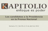 KAPITOLIO - Resumen de noticias - Semana 15