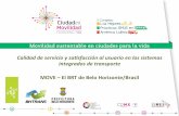 Calidad de Servicio y Satisfacción al Usuario: BRT Move - Daniel Marx Couto - BHTRans de Belo Horizonte