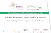 Calidad de Servicio y Satisfacción al Usuario - Viviana Tobón, Subdirectora del Área Metropolitana de Medellín, Colombia