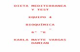 Bioquimica (dieta mediterranea y test)