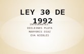 Ley 30 de 1992 colombia