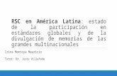 RSC en América Latina: estado de la participación en estándares globales y de la divulgación de memorias de las grandes multinacionales