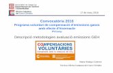 Programa voluntari de compensació de gasos amb efecte d’hivernacle: metodologia