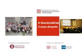 “Els reptes de DocAmbCat: dos anys després”