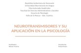 Neurotransmisores y su aplicación en la psicología
