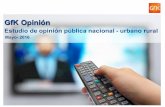 GfK Perú - Encuesta de Opinión Pública - Mayo 2016