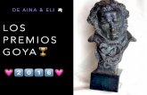 Los premios Goya 2016