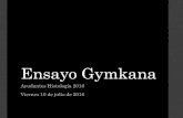 Ensayo gymkana 2016 histologia medicina ucn