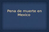 La pena de muerte en México