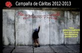 Campaña caritas 2012 13