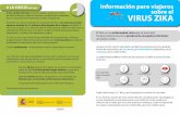 CCCK 2016:Díptico Ínformativo sobre Virus Zika (Información para viajeros sobre el Virus Zika)