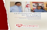 La Promoción Social en Fe y Alegría Guatemala