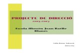 projecte de direcció mjb 2013-2017