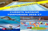 CURSETS NATACIÓ TEMPORADA 2016-17