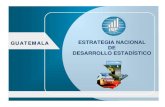 Estrategia Nacional de Desarrollo Estadístico, Guatemala